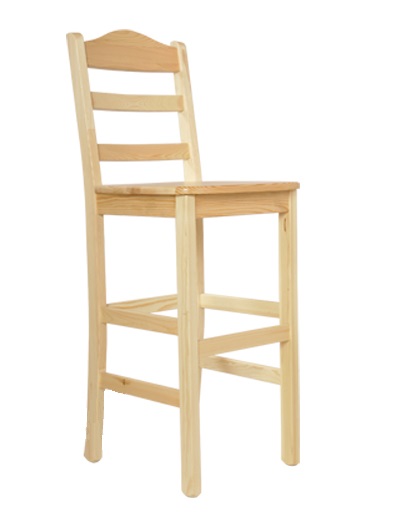Krzesło, hoker sosnowy Classico KRZ06