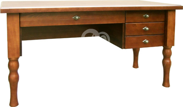 Stylowe biurko drewniane BDM-99