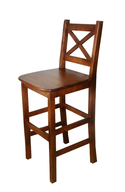 Krzesło, hoker z drewna litego RUS-H1