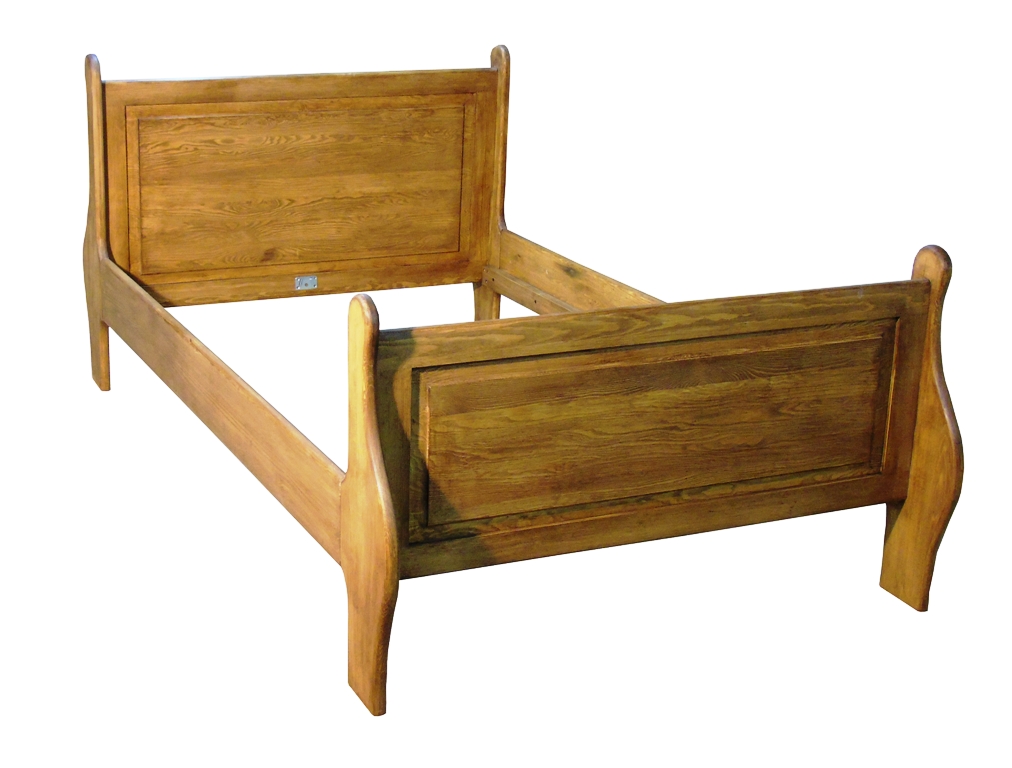 Łóżko z drewna litego RUS-Ł2