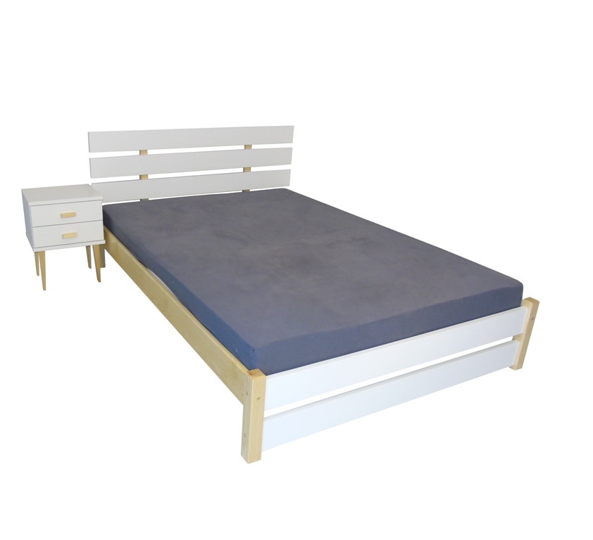 Łóżko drewniane Skandi LKS1 dowolny kolor